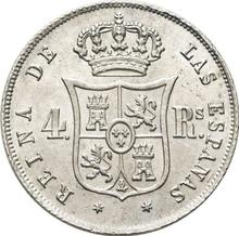 4 Reales 1854   