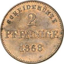 2 Pfennig 1868   