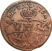 1 Grosz 1754    "Crown"