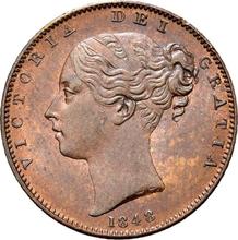 Farthing 1848   WW