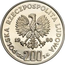 200 Zlotych 1980 MW   "Bolesław I der Tapfere" (Probe)