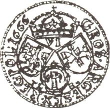 6 Groszy (Szostak) 1666  TLB  "Bust in a circle frame"