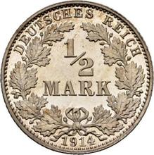 1/2 марки 1914 J  