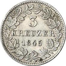 3 krajcary 1845   