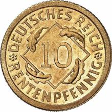 10 Rentenpfennig 1924 A  