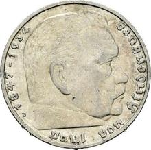 5 Reichsmark 1936 D   "Hindenburg"