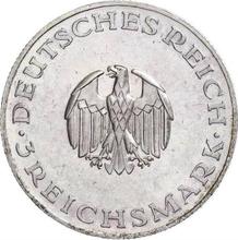 3 Reichsmark 1929 G   "Lessing"