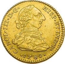 2 Escudos 1780 NR JJ 