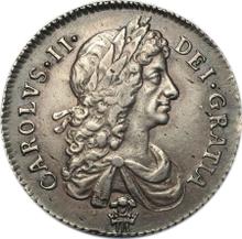 Shilling 1674    "Second laureate bust"