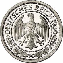 50 Reichspfennig 1936 G  