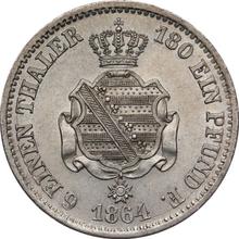 1/6 Thaler 1864  B 