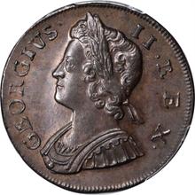 Halfpenny 1736    "Young Head"