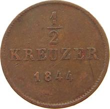 Medio kreuzer 1844   