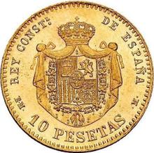 10 Pesetas 1879  EMM 