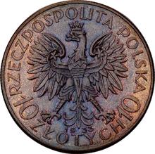 10 Zlotych 1933    "Polonia" (Pattern)