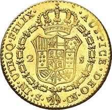 2 Escudos 1803 S CN 