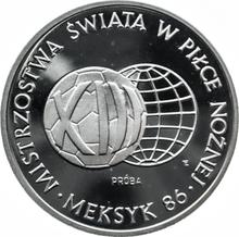 1000 Zlotych 1986 MW  ET "XIII World Cup FIFA - Mexico 1986" (Pattern)