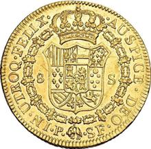 8 escudos 1783 P SF 