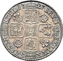 Shilling 1727    "Second draped bust"