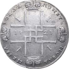 Rouble 1723   OK "Portrait in ermine mantle"