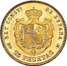25 Pesetas 1882  MSM 