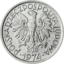 2 Zlote 1974 MW   "Sheaves and fruits"