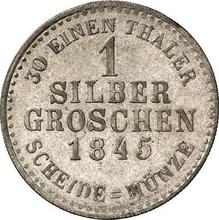 Silber Groschen 1845   