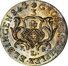 Trojak 1763  FLS  "Elbląski"