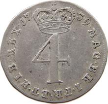 Fourpence (Groat) 1739   