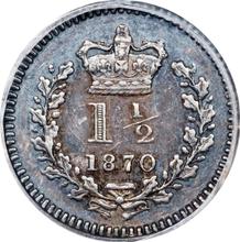 1 1/2 Pence 1870   