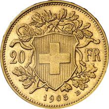 20 Francs 1905 B   "Vreneli"