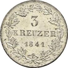 3 крейцера 1841   