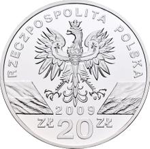20 злотых 2009 MW  RK "Зелёная ящерица"