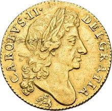 Half Guinea 1677    "Second laureate bust"