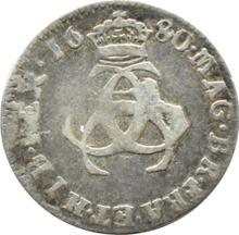 Threepence 1680   