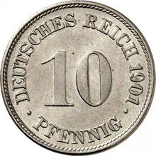 10 Pfennig 1901 D  