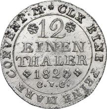 1/12 Thaler 1823  CvC 
