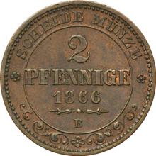 2 Pfennig 1866  B 