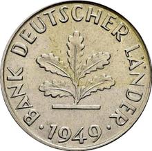 10 Pfennig 1949 F   "Bank deutscher Länder"