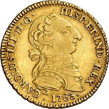 2 Escudos 1763 Mo MF 