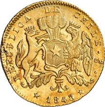 2 Escudos 1843 So IJ 
