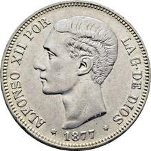 5 Pesetas 1877  DEM 