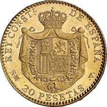 20 Pesetas 1899  SMV 