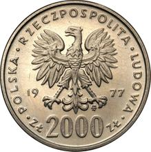 2000 Zlotych 1977 MW   "Fryderyk Chopin" (Pattern)