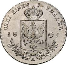 1/3 Thaler 1801 A  