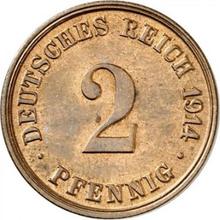 2 pfennige 1914 J  