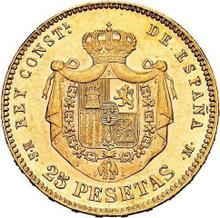 25 Pesetas 1883  MSM 