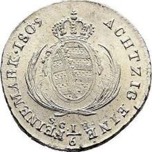 1/6 Thaler 1809  S.G.H. 