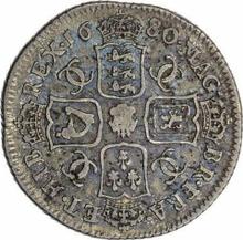 Shilling 1680    "Second laureate bust"