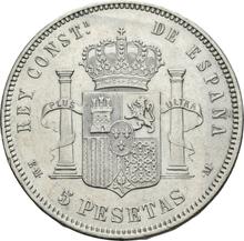 5 Pesetas 1879  EMM 